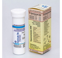 Уриполиан - 2С, (глюкоза, белок в моче), Биосенсор АН, 50 полосок, 1уп.