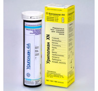 Уриполиан - 4А, (глюкоза, белок, рН, кетоны), Биосенсор АН, 100 полосок, 1уп.