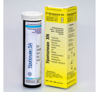 Уриполиан - 5А, (глюкоза, белок, рН, кетоны, кровь), Биосенсор АН, 100 полосок, 1уп.