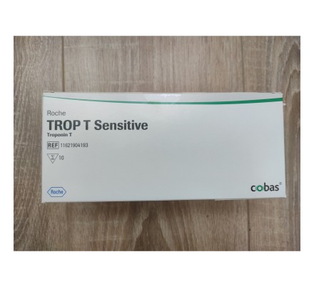 Экспресс-тест Roche Trop T sensitive на тропонин Т в цельной крови, полоска, 10 тестов