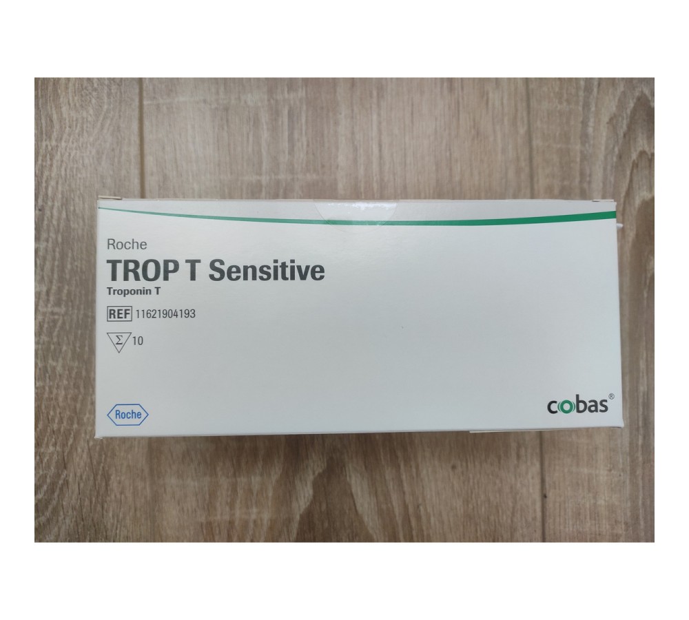 Экспресс-тест Roche Trop T sensitive на тропонин Т в цельной крови, полоска, 10 тестов