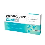 ИммуноХром-Кардио-Экспресс на тропонин I, КК-МВ и миоглобин (3 в 1)