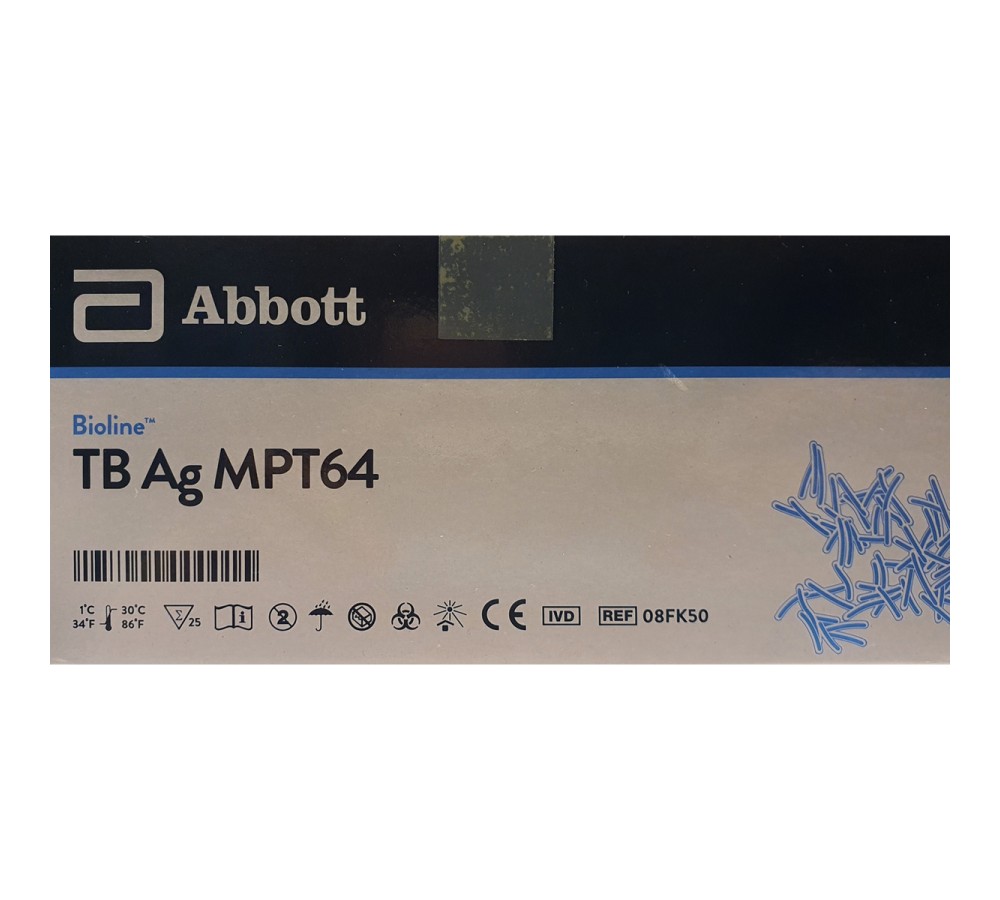 Экспресс-тест SD BIOLINE TB Ag MPT64 Rapid для идентификации Mycobacterium tuberculosis complex в культурах по антигену MPT64, кассета, 25 тестов