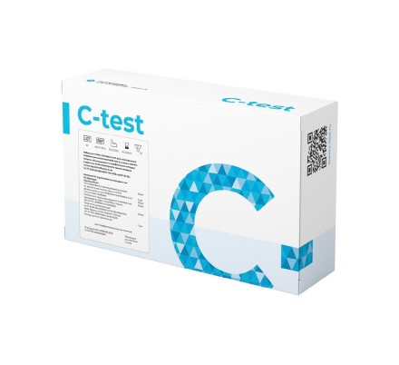 Экспресс-тест C-test Ag CoV-Influenza A, B на антигены SARS-CoV-2 и вируса гриппа типов А и В в мазках из респираторного тракта, картридж, 25 тестов