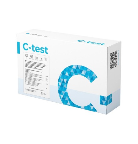 Экспресс-тест C-test Ag CoV-Influenza A, B на антигены SARS-CoV-2 и вируса гриппа типов А и В в мазках из респираторного тракта, картридж, 25 тестов