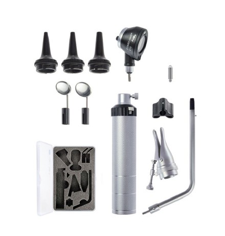 Набор ЛОР-диагностический KaWe BASIC SET C10: отоскоп COMBILIGHT C10, зеркала, воронки, 02.01000.002