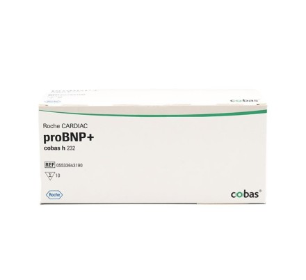 Тест-полоски Roche CARDIAC proBNP+ для анализатора cobas h 232, NT-proBNP, 10 шт.