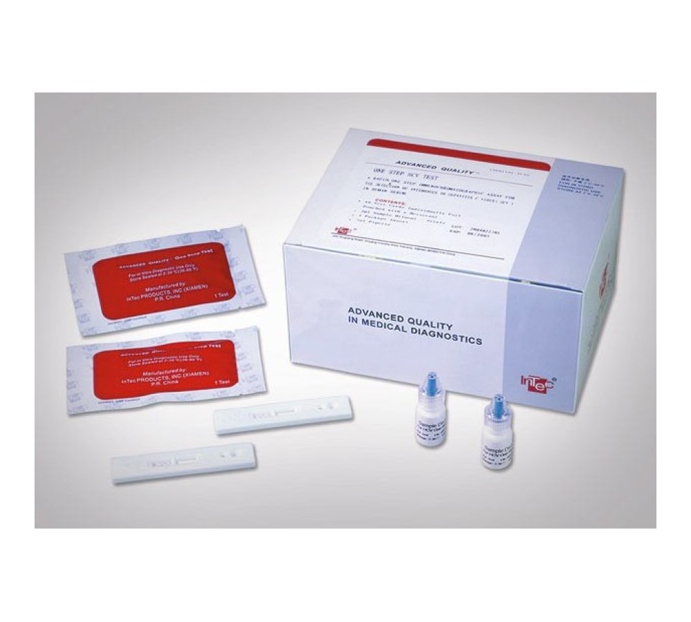 Экспресс-тест iSCREEN-Hep HCV на антитела к вирусу гепатита С в крови, тест-кассета
