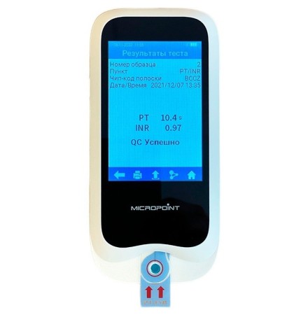 Экспресс-коагулометр qLabs ElectroMeter для определения ПТВ и МНО по капле капиллярной крови