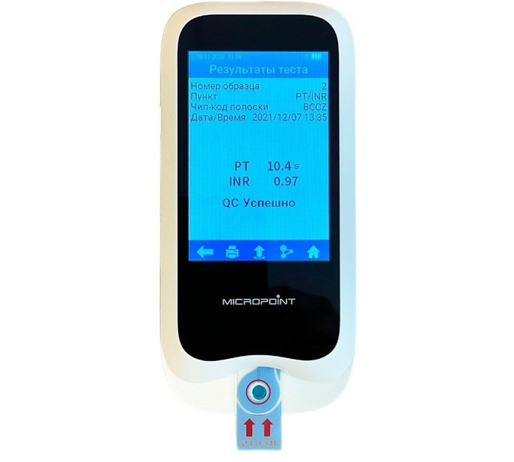Экспресс-коагулометр qLabs ElectroMeter для определения ПТВ и МНО по капле капиллярной крови