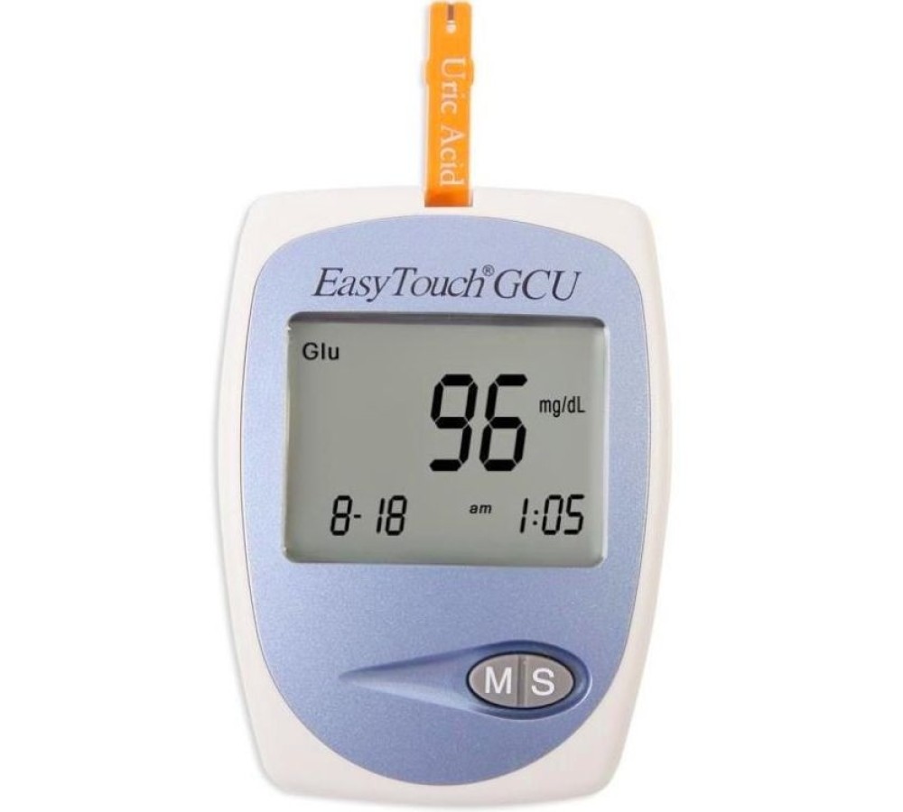 Анализатор крови EasyTouch GCU: глюкоза, холестерин, мочевая кислота