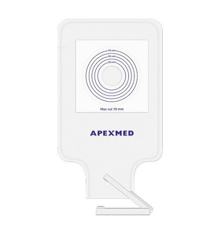 Калоприёмник однокомпонентный открытый с зажимом APEXMED, 25 × 15 см, 0402-02-00