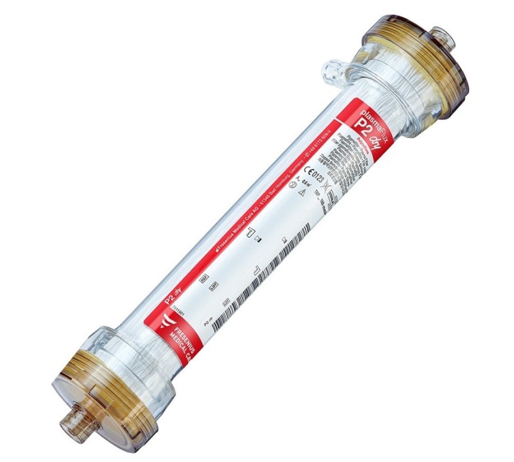 Плазмофильтр plasmaFlux P2 dry Fresenius, 0,6 м², полисульфон, для плазмообмена на аппарате multiFiltrate