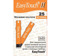 Тест-полоски на мочевую кислоту ИзиТач (EasyTouch® Uric Acid) (25 шт.)