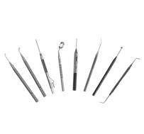 Набор инструментов для офтальмохирургии для промывания слезных путей микрохирургический 