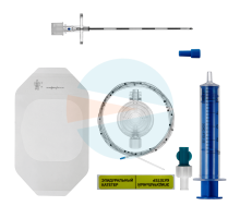 Набор для эпидуральной анестезии 18G / 80мм игла / 900мм катетер / 10мл шприц