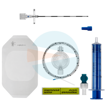 Набор для эпидуральной анестезии 18G / 80мм игла / 900мм катетер / 10мл шприц